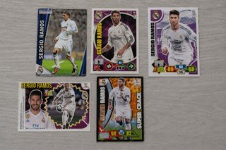 Lote 5 Cromos Sergio Ramos