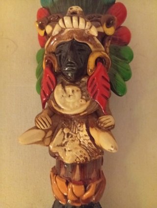 Hacha decorativa estilo mexicano