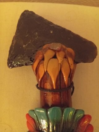 Hacha decorativa estilo mexicano