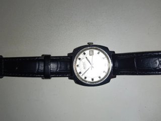 Reloj Seiko Automático Plata y Negro