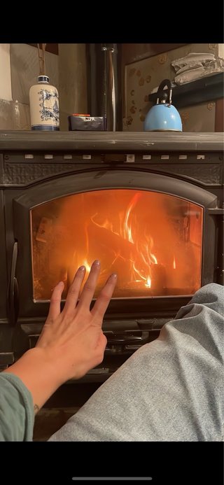 Chimenea de hierro fundido