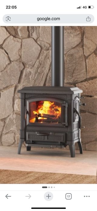 Chimenea de hierro fundido