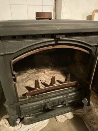 Chimenea de hierro fundido