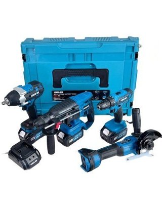 Kit Herramientas 4 en 1 Batería 98V Maletín