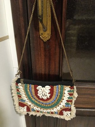 Bolso Boho Conchas Marinas