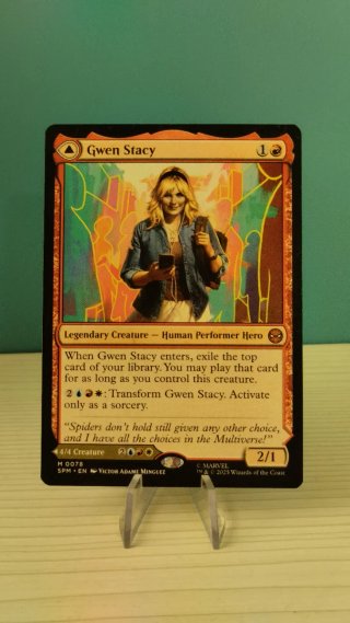 Carta Magic Gwen Stacy Spiderman