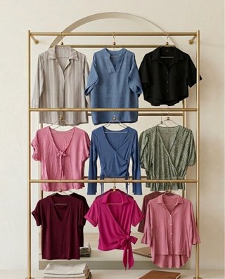 Lote de 9 blusas de mujer
