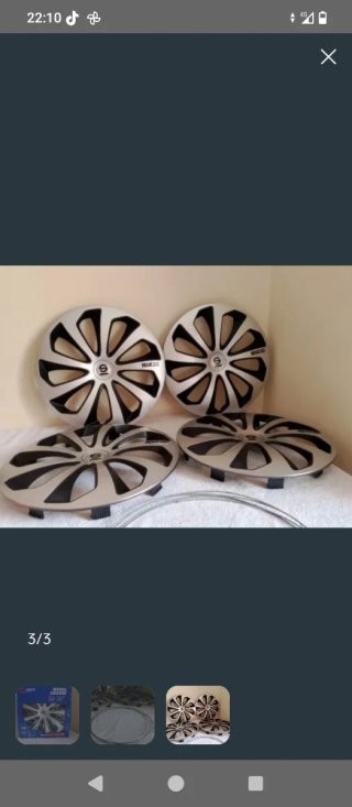 Tapacubos Llantas Sparco R16 (4 unidades)