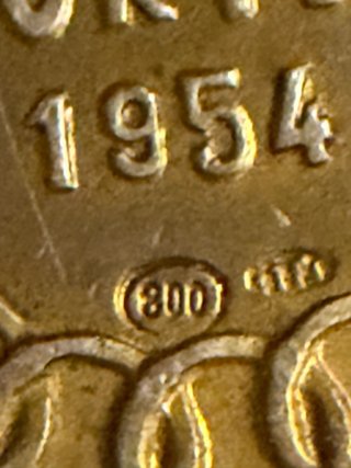 Medaglia sportiva Argento 800 Venezia 1954