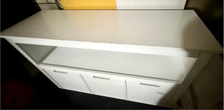 Aparador blanco de madera