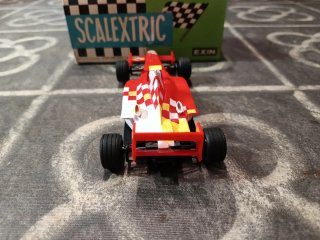 Coche Scalextric F1 Rojo y Blanco