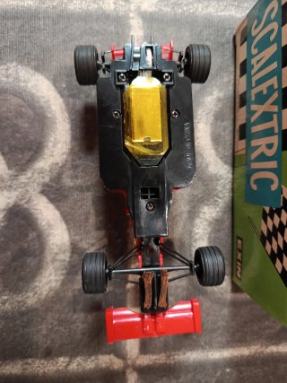 Coche Scalextric F1 Rojo y Blanco