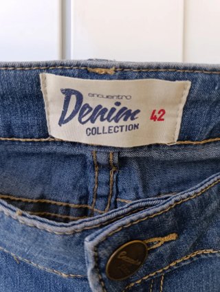 Pantalón Pirata Vaquero Denim Collection Talla 42