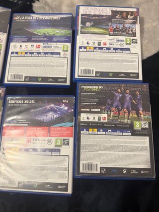 Lote 6 Juegos FIFA PS4: 16, 18, 19, 20, 21 , 22