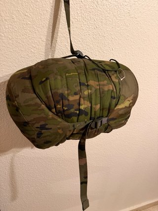 Saco dormir militar boscoso pixelado