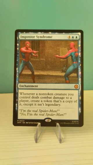 Carta Magic Impostor Syndrome Spiderman