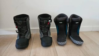 Botas Snowboard Vans Aura Pro Negro/Dorado