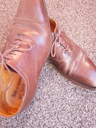 Scarpe stringate Vestil in pelle marrone 43,5