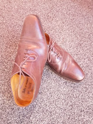 Scarpe stringate Vestil in pelle marrone 43,5