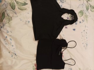 Conjunto Bershka Negro