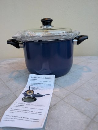 Pentola Ballarini antiaderente + colapasta – NUOVA
