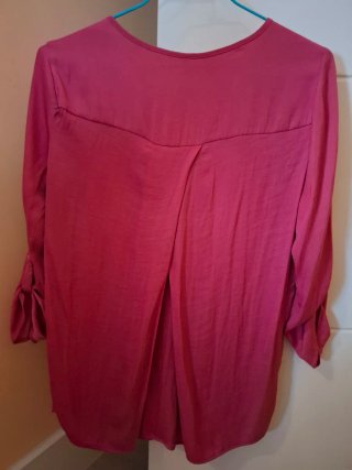 Camisa Stradivarius Fucsia Talla S