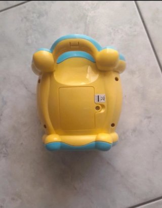 Tamburo Giocattolo Musicale Giallo e Blu