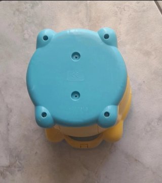 Tamburo Giocattolo Musicale Giallo e Blu