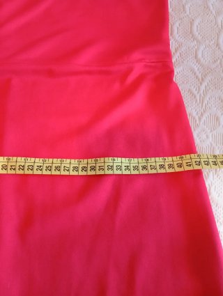 Falda Flamenco Ensayo Licra Roja Talla Única
