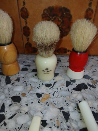 maquinas afeitar Gillette y brochas vie long