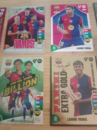 Colección cromos LAMINE YAMAL