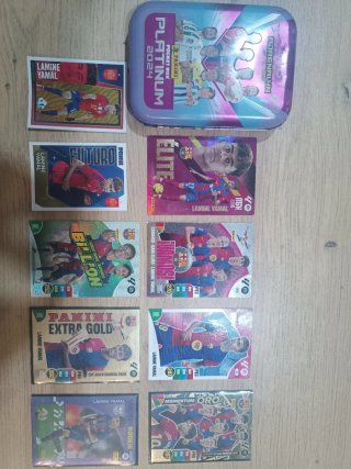 Colección cromos LAMINE YAMAL