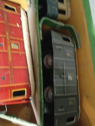Caja Antigua Trenes Metálicos alta colección