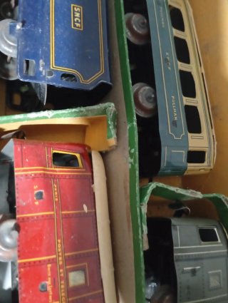Caja Antigua Trenes Metálicos alta colección