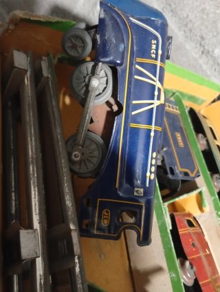 Caja Antigua Trenes Metálicos alta colección
