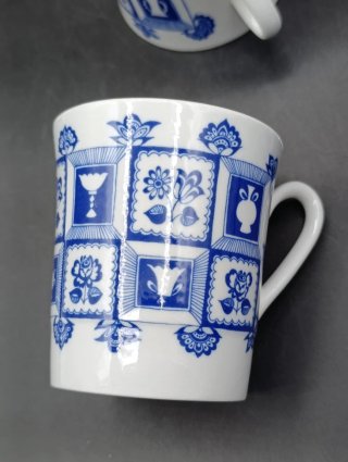 Set tazas mug o jarras oorcelana Lomonosov
