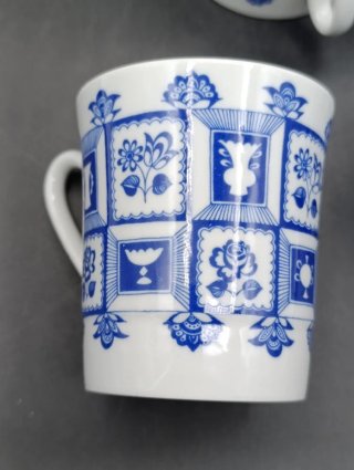 Set tazas mug o jarras oorcelana Lomonosov