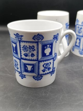 Set tazas mug o jarras oorcelana Lomonosov