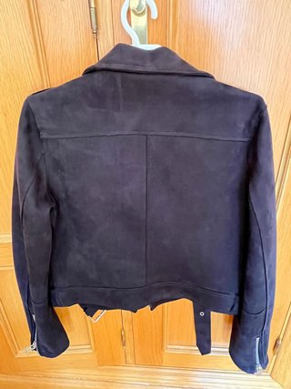 Cazadora ante negro Stradivarius Talla S