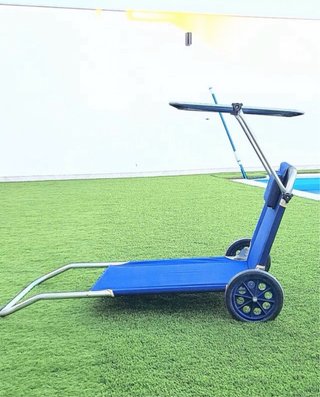Tumbona Carrito Playa Plegable 2 en 1