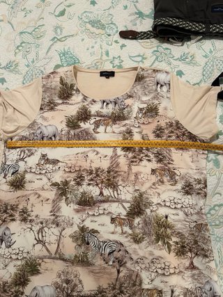 Camiseta AnteaPlus Talla XL+ Estampado Animal