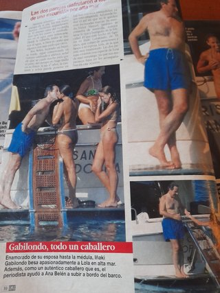 Revista Diez Minutos Ana Belén Top Less