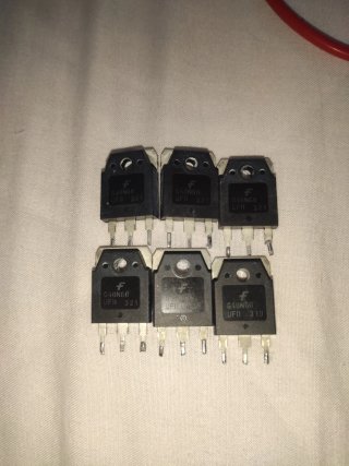 Lote 6x Transistores IGBT Fairchild G40N60