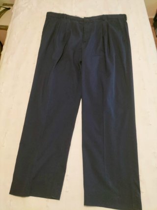 Pantalón de vestir azul hombre