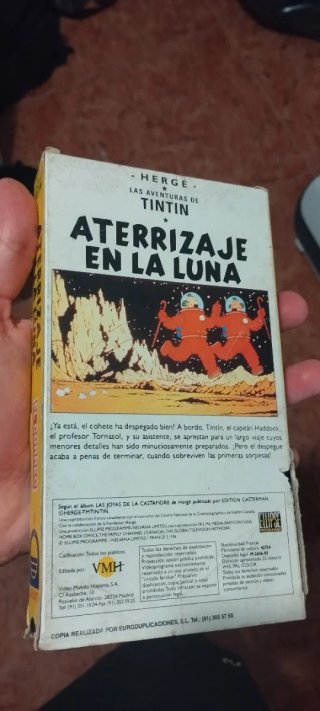 Lote 5 VHS Tintín El Correo