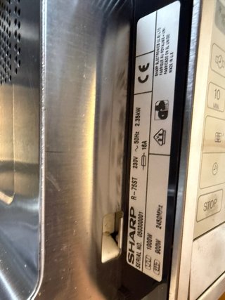 Microondas Sharp Grill Inox