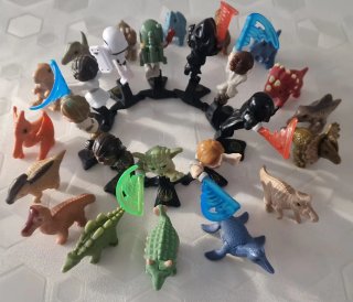 Collezione completa Kinder: Star Wars e Dinosauri