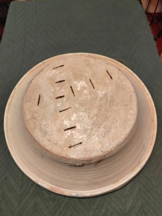 Antiguo Lebrillo Triana Cerámica Pintada