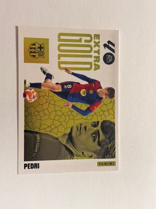 Cromo Pedri EXTRA GOLD La Liga 25-26