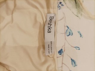 Pull&Bear Top Beige Talla XS